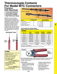 Thumbnail of document Data Sheet - MTC-HP Crimp-Style Thermocouple Pin & Socket Contacts - Solid Core
